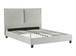 ΚΡΕΒΑΤΙ ΔΙΠΛΟ MAJUS PAKOWORLD ΥΦΑΣΜΑ ΑΝΘΡΑΚΙ-BEIGE 160X200ΕΚ