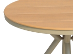 ΤΡΑΠΕΖΙ HILLY PAKOWORLD PLYWOOD ΚΑΙ ΑΛΟΥΜΙΝΙΟ ΣΕ ΣΑΜΠΑΝΙΖΕ ΑΠΟΧΡΩΣΗ Φ100X75ΕΚ
