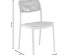 ΚΑΡΕΚΛΑ WESTLEY PAKOWORLD PP ΦΥΣΙΚΟ-ΛΕΥΚΟ  55X47X81ΕΚ