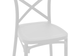 ΣΚΑΜΠΟ ΜΠΑΡ CROSSIE PAKOWORLD PP ΛΕΥΚΟ 44X44X113ΕΚ