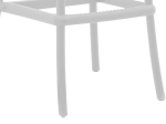 ΣΚΑΜΠΟ ΜΠΑΡ CROSSIE PAKOWORLD PP ΛΕΥΚΟ 44X44X113ΕΚ