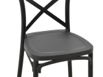 ΣΚΑΜΠΟ ΜΠΑΡ CROSSIE PAKOWORLD PP ΜΑΥΡΟ 44X44X113ΕΚ