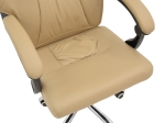 ΚΑΡΕΚΛΑ ΓΡΑΦΕΙΟΥ ΔΙΕΥΘΥΝΤΗ GLORIN PAKOWORLD ΜΠΕΖ PU 60X68X128ΕΚ