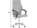 ΚΑΡΕΚΛΑ ΓΡΑΦΕΙΟΥ ΔΙΕΥΘΥΝΤΗ GLORIN PAKOWORLD ΜΠΕΖ PU 60X68X128ΕΚ