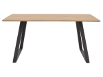 ΤΡΑΠΕΖΙ WINOR PAKOWORLD ΦΥΣΙΚΟ MDF-ΠΟΔΙ ΜΑΥΡΟ ΜΕΤΑΛΛΙΚΟ 140X80X75ΕΚ