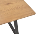 ΤΡΑΠΕΖΙ WINOR PAKOWORLD ΦΥΣΙΚΟ MDF-ΠΟΔΙ ΜΑΥΡΟ ΜΕΤΑΛΛΙΚΟ 140X80X75ΕΚ