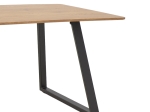 ΤΡΑΠΕΖΙ WINOR PAKOWORLD ΦΥΣΙΚΟ MDF-ΠΟΔΙ ΜΑΥΡΟ ΜΕΤΑΛΛΙΚΟ 140X80X75ΕΚ