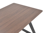 ΤΡΑΠΕΖΙ WINOR PAKOWORLD ΚΑΡΥΔΙ MDF-ΠΟΔΙ ΜΑΥΡΟ ΜΕΤΑΛΛΙΚΟ 160X90X75ΕΚ