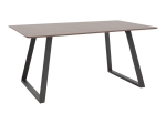 ΤΡΑΠΕΖΙ WINOR PAKOWORLD ΚΑΡΥΔΙ MDF-ΠΟΔΙ ΜΑΥΡΟ ΜΕΤΑΛΛΙΚΟ 160X90X75ΕΚ