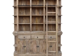ΒΙΒΛΙΟΘΗΚΗ SHELVY INART SONOMA ΜΑΣΙΦ MANGO ΞΥΛΟ 200X40X230ΕΚ