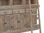 ΒΙΒΛΙΟΘΗΚΗ SHELVY INART SONOMA ΜΑΣΙΦ MANGO ΞΥΛΟ 200X40X230ΕΚ