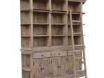 ΒΙΒΛΙΟΘΗΚΗ SHELVY INART SONOMA ΜΑΣΙΦ MANGO ΞΥΛΟ 200X40X230ΕΚ