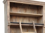 ΒΙΒΛΙΟΘΗΚΗ BOOKIE INART ΑΝΤΙΚΕ ΛΕΥΚΟ ΜΑΣΙΦ MANGO ΞΥΛΟ 200X42X230ΕΚ