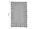 ΧΑΛΙ DOZE INART ΜΠΕΖ 100% ΓΙΟΥΤΑ 120X80X1ΕΚ