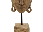 ΕΠΙΤΡΑΠΕΖΙΟ ΔΙΑΚΟΣΜΗΤΙΚΟ ΒΟΥΔΑΣ MASK INART ΦΥΣΙΚΟ ΜΑΝΓΚΟ ΞΥΛΟ-ΜΕΤΑΛΛΟ 20X18.5X48.5ΕΚ