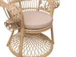 ΠΟΛΥΘΡΟΝΑ DOROTHY INART ΜΕ ΜΠΕΖ ΜΑΞΙΛΑΡΙ-ΦΥΣΙΚΟ RATTAN 115X57X150ΕΚ