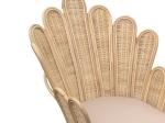 ΠΟΛΥΘΡΟΝΑ FRAGIA INART ΜΕ ΜΠΕΖ ΜΑΞΙΛΑΡΙ-ΦΥΣΙΚΟ RATTAN 103X90X120ΕΚ