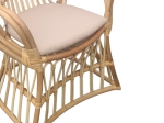 ΠΟΛΥΘΡΟΝΑ BOLONI INART ΜΕ ΜΠΕΖ ΜΑΞΙΛΑΡΙ-ΦΥΣΙΚΟ RATTAN 100X67X120ΕΚ