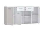 ΜΠΟΥΦΕΣ DREPEN PAKOWORLD ΜΕΛΑΜΙΝΗ ΣΕ ΛΕΥΚΟ ΧΡΩΜΑ 162.3X34.2X81.7ΕΚ