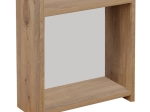 ΒΙΒΛΙΟΘΗΚΗ COURTNAI PAKOWORLD OAK ΜΕΛΑΜΙΝΗΣ 40X19.5X170ΕΚ