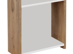 ΒΙΒΛΙΟΘΗΚΗ COURTNAI PAKOWORLD OAK-ΛΕΥΚΟ ΜΕΛΑΜΙΝΗΣ 40X19.5X170ΕΚ