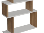 ΒΙΒΛΙΟΘΗΚΗ IOLMI PAKOWORLD OAK-ΛΕΥΚΟ ΜΕΛΑΜΙΝΗΣ 60X19.5X160ΕΚ