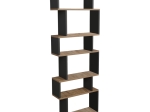ΒΙΒΛΙΟΘΗΚΗ IOLMI PAKOWORLD ΑΝΘΡΑΚΙ-OAK ΜΕΛΑΜΙΝΗΣ 60X19.5X160ΕΚ