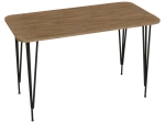 ΤΡΑΠΕΖΙ POLKAN PAKOWORLD OAK ΜΕΛΑΜΙΝΗΣ-ΜΑΥΡΟ ΜΕΤΑΛΛΟ 120X60X73ΕΚ