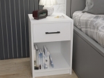 ΚΟΜΟΔΙΝΟ PONIL PAKOWORLD ΛΕΥΚΟ ΜΕΛΑΜΙΝΗΣ 41X41X54.5ΕΚ