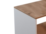 ΤΡΑΠΕΖΙ ΣΑΛΟΝΙΟΥ NOIL PAKOWORLD OAK-ΛΕΥΚΟ ΜΕΛΑΜΙΝΗΣ 90X60X48ΕΚ