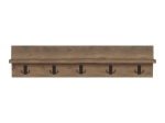 ΚΡΕΜΑΣΤΡΑ ΤΟΙΧΟΥ ESFORM PAKOWORLD OAK ΜΕΛΑΜΙΝΗΣ 80X11X18ΕΚ