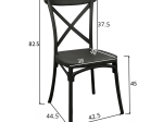ΚΑΡΕΚΛΑ CROSSIE PAKOWORLD PP ΣΕ ΑΠΟΧΡΩΣΗ CAPPUCINO 38X46.5X82ΕΚ