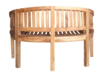 ΚΑΝΑΠΕΣ ΔΙΘΕΣΙΟΣ COREN PAKOWORLD ΦΥΣΙΚΟ TEAK ΞΥΛΟ 130X61X87ΕΚ