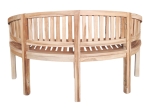 ΚΑΝΑΠΕΣ ΤΡΙΘΕΣΙΟΣ COREN PAKOWORLD ΦΥΣΙΚΟ TEAK ΞΥΛΟ 150X61X87ΕΚ