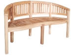 ΚΑΝΑΠΕΣ ΤΡΙΘΕΣΙΟΣ COREN PAKOWORLD ΦΥΣΙΚΟ TEAK ΞΥΛΟ 150X61X87ΕΚ