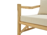 ΚΑΝΑΠΕΣ ROZIANA PAKOWORLD ΦΥΣΙΚΟ TEAK ΞΥΛΟ 210X100X80ΕΚ