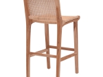 ΣΚΑΜΠΟ ΜΠΑΡ ΜΕΣΑΙΟΥ ΥΨΟΥΣ SPONZE PAKOWORLD TEAK ΞΥΛΟ-ΦΥΣΙΚΟ RATTAN ΣΕ ΦΥΣΙΚΗ ΑΠΟΧΡΩΣΗ 40X47X89ΕΚ