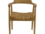 ΠΟΛΥΘΡΟΝΑ DENVERONE PAKOWORLD ΦΥΣΙΚΟ TEAK ΞΥΛΟ ΚΑΙ ΨΑΘΑ 57X54X79ΕΚ
