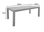ΤΡΑΠΕΖΙ VOCALY PAKOWORLD TEAK ΞΥΛΟ ΣΕ ΦΥΣΙΚΗ ΑΠΟΧΡΩΣΗ 200X100X75ΕΚ