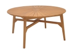 ΤΡΑΠΕΖΙ COLEN PAKOWORLD TEAK ΞΥΛΟ ΣΕ ΦΥΣΙΚΗ ΑΠΟΧΡΩΣΗ Φ150X75ΕΚ
