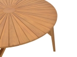 ΤΡΑΠΕΖΙ COLEN PAKOWORLD TEAK ΞΥΛΟ ΣΕ ΦΥΣΙΚΗ ΑΠΟΧΡΩΣΗ Φ180X75ΕΚ