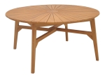 ΤΡΑΠΕΖΙ COLEN PAKOWORLD TEAK ΞΥΛΟ ΣΕ ΦΥΣΙΚΗ ΑΠΟΧΡΩΣΗ Φ180X75ΕΚ