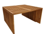 ΤΡΑΠΕΖΙ TINNIE I PAKOWORLD ΣΕΤ 2ΤΕΜ TEAK ΞΥΛΟ ΣΕ ΦΥΣΙΚΗ ΑΠΟΧΡΩΣΗ