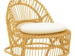 ΠΟΛΥΘΡΟΝΑ TROMSO PAAKOWORLD PE RATTAN ΣΕ ΦΥΣΙΚΗ ΑΠΟΧΡΩΣΗ ΜΕ ΕΚΡΟΥ ΧΡΩΜΑ ΜΑΞΙΛΑΡΙ 80X85X98ΕΚ
