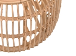 ΣΚΑΜΠΟ RAJESTY PAKOWORLD RATTAN ΣΕ ΦΥΣΙΚΗ ΑΠΟΧΡΩΣΗ Φ60X46ΕΚ