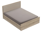 ΚΡΕΒΑΤΙ ΔΙΠΛΟ VITA PLUS PAKOWORLD ΣΕ SONOMA ΑΠΟΧΡΩΣΗ 160X200ΕΚ