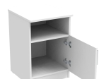 ΚΟΜΟΔΙΝΟ GALDI PAKOWORLD ΣΕ ΛΕΥΚΗ ΑΠΟΧΡΩΣΗ 40X45X60ΕΚ