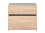 ΚΟΜΟΔΙΝΟ COMCIE PAKOWORLD ΣΕ ΦΥΣΙΚΟ ΜΕ ΓΚΡΙ ΑΠΟΧΡΩΣΗ 50X42X45.5ΕΚ