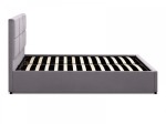 ΚΡΕΒΑΤΙ KINGSTON MEGAPAP ΒΕΛΟΥΔΙΝΟ ΧΡΩΜΑ ΓΚΡΙ 150X200ΕΚ.