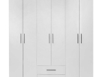 ΝΤΟΥΛΑΠΑ ΡΟΥΧΩΝ BIANCO MEGAPAP ΕΞΑΦΥΛΛΗ ΜΕ ΣΥΡΤΑΡΙΑ ΧΡΩΜΑ ΛΕΥΚΟ 206X52X213ΕΚ.